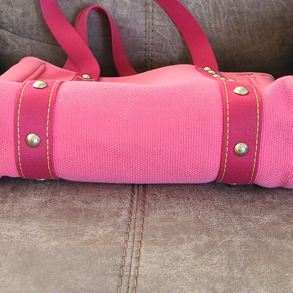 AUTHENTIC Louis Vuitton Pink Canvas Purse - Picture 5 of 16